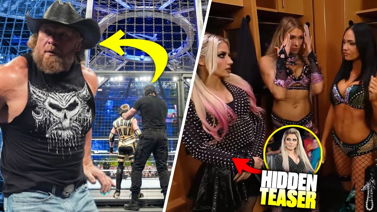 Тизер куртки Алексы Блисс, скрытой под одеждой! Переодевание Брока Леснара на WrestleMania! Атака...