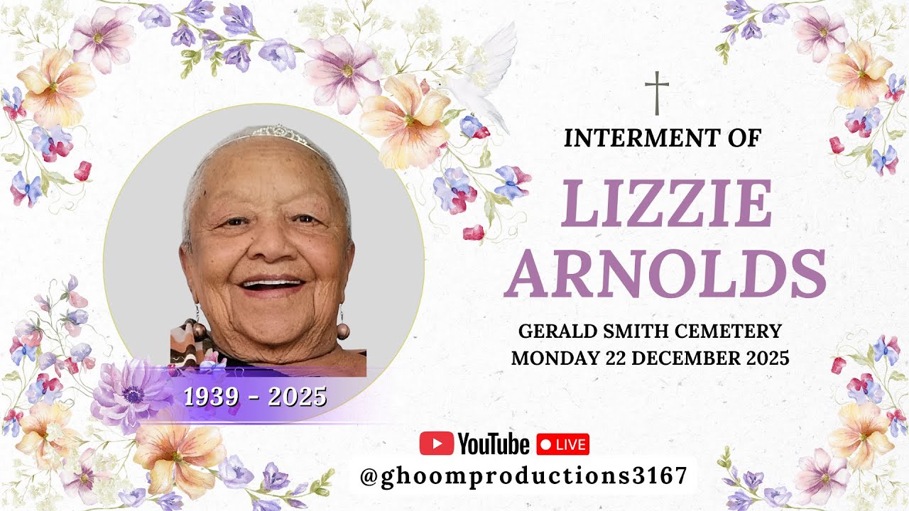 LIZZIE ARNOLDS INTERMENT