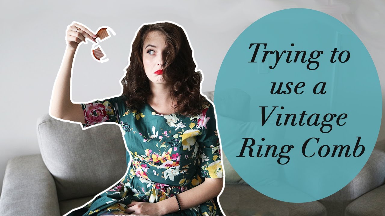 The 1950's Hair Grip Ring Comb - Testing Vintage Beauty Products