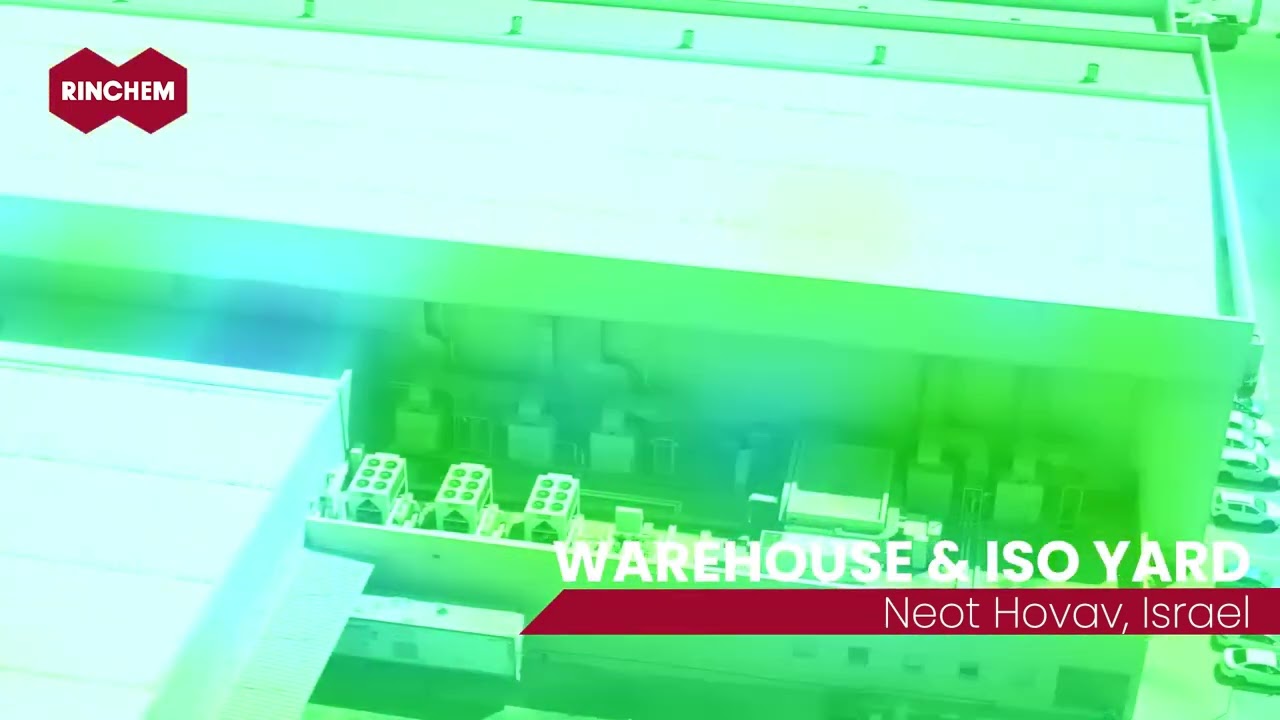 Rinchem's Israel Hazmat Warehouse and ISO Container Yard Drone Video