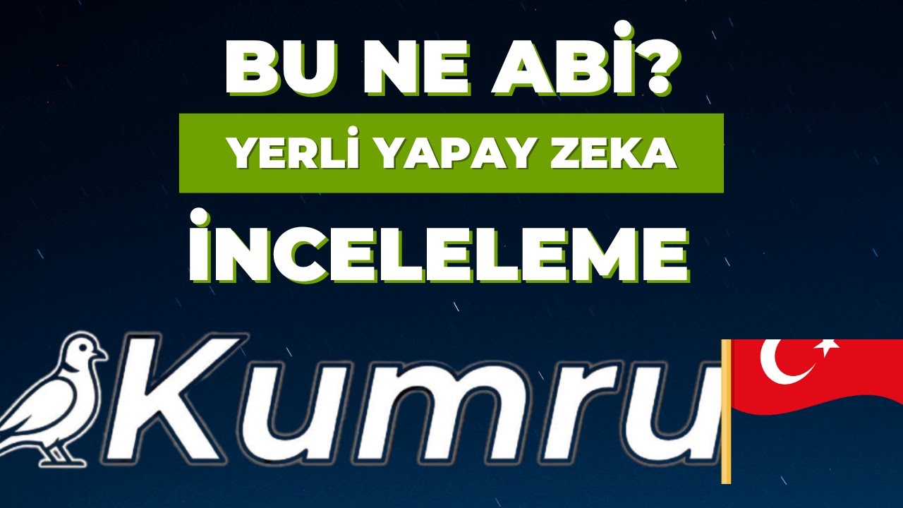 Şimdi Onlar Düşünsün! YERLİ YAPAY ZEKA 