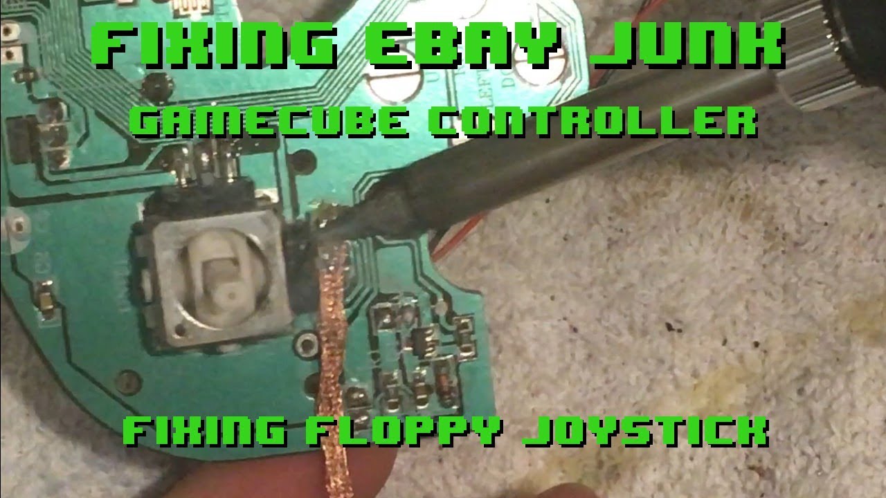 Ремонт ненужных вещей с eBay — починка дискетного джойстика контроллера Gamecube