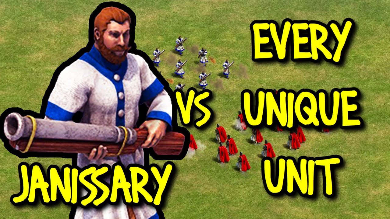 ELITE JANISSARY vs EVERY UNIQUE UNIT | AoE II: Definitive Edition
