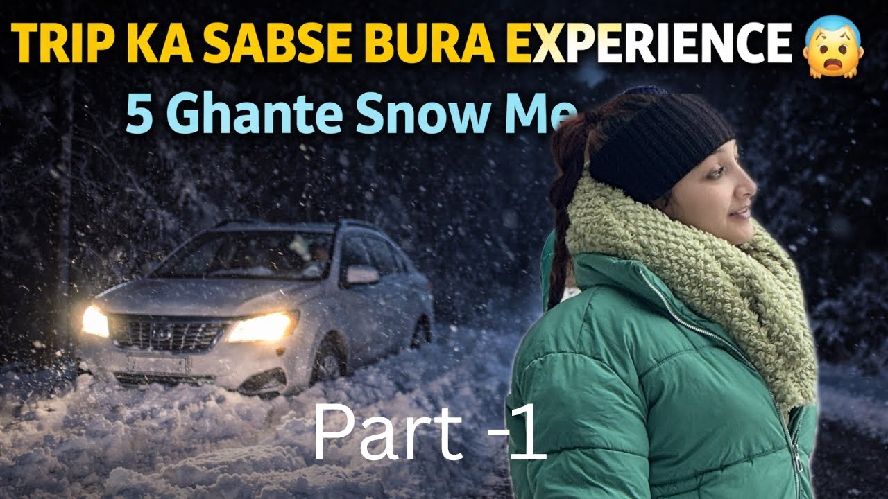 Trapped in the Middle of a Jungle & Snow❄️🌲|| divya negi vlogs 