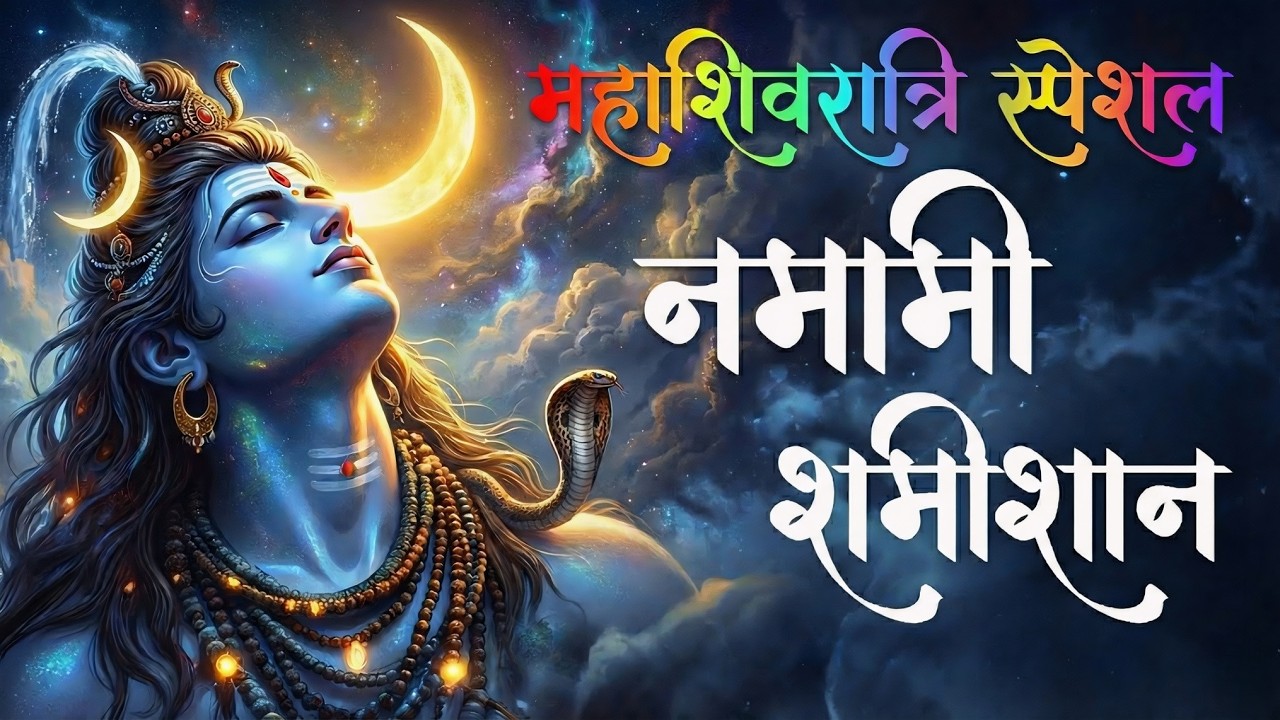 नमामि शमीशान निर्वाण रूपम : Namami Shamishan | Shiv Rudrashtkam | Shiv Stuti | शिव स्तुति #mahadev