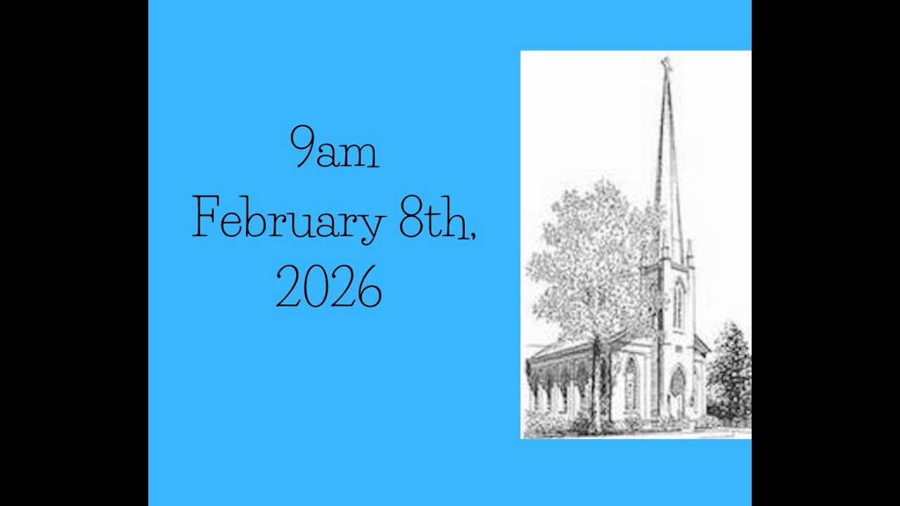 St. Paul's Lutheran Church, Wilmington, N.C., 9am service,  February 8, 2026.