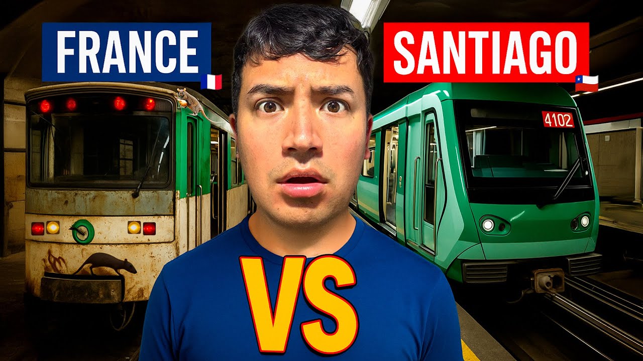 METRO DE FRANCIA VS CHILE ¿hay diferencias?