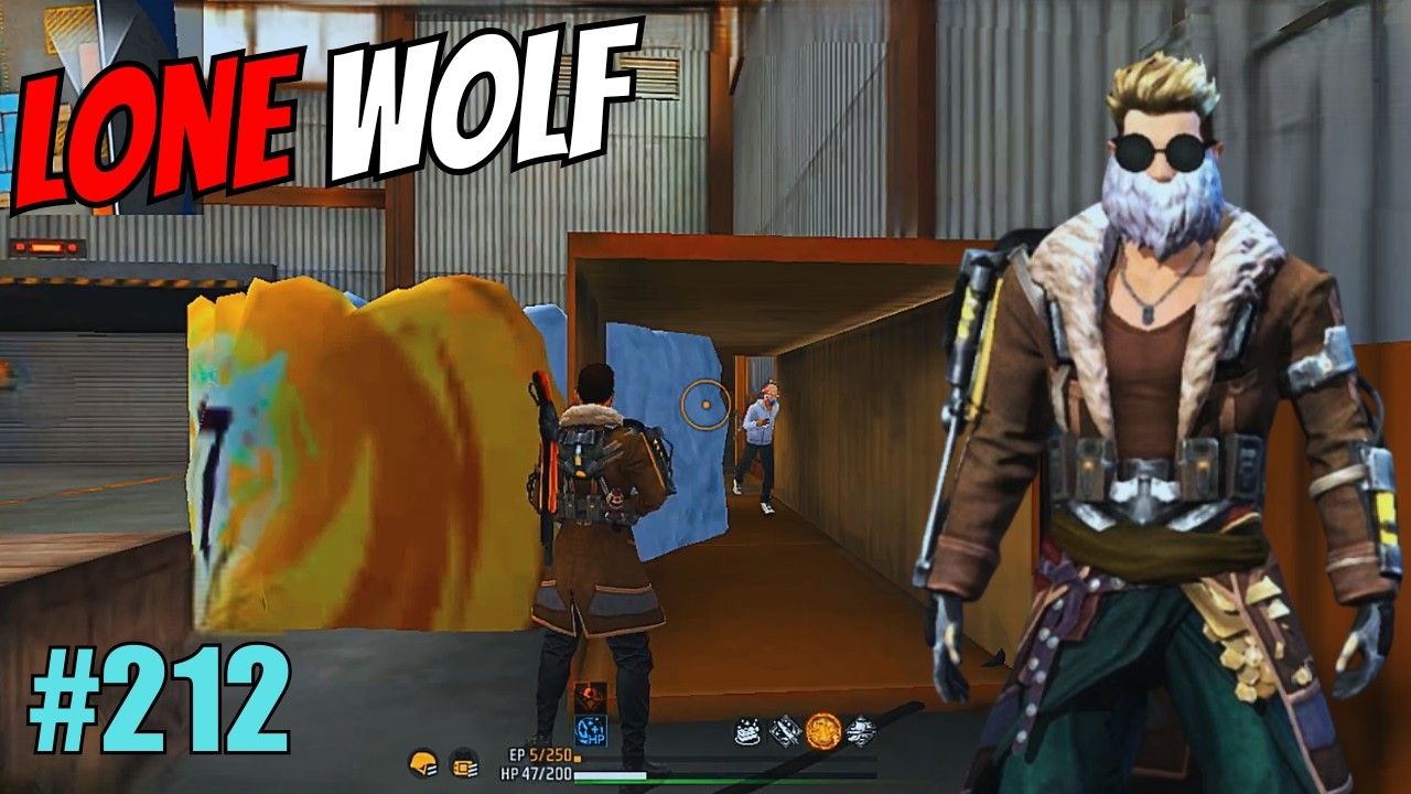 LONE WOLF  RANK  FREE FIRE  GAMEPLAY  TG LITE  #212 || IND LONE WOLF SERIES ||  EP-212