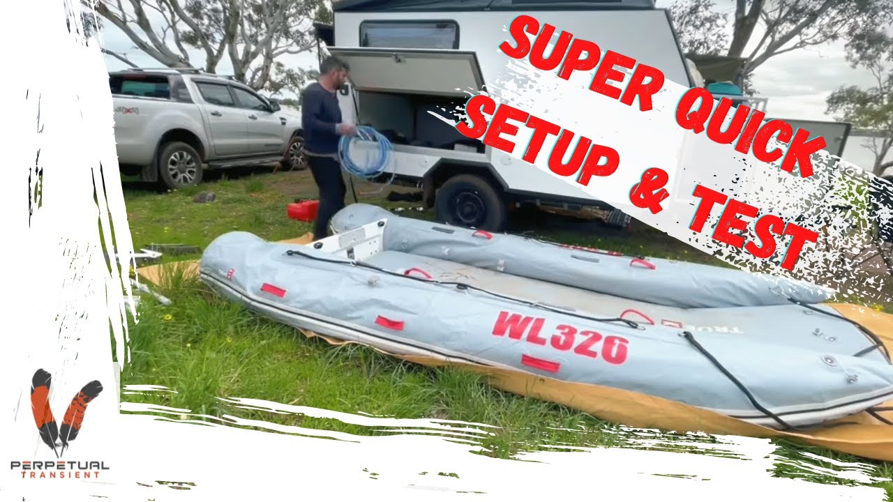 Truekit Discovery 400 setup and test with Tohatsu 20hp