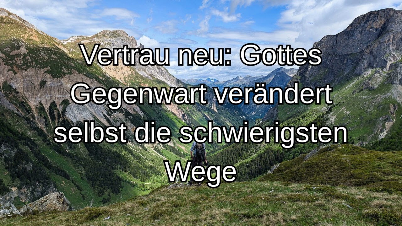 Wenn der Weg dunkel wird: Du bist nicht allein unterwegs - Psalm 23,4–5 - BibelMoment
