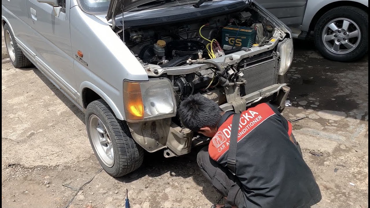 REPAIR AC SUZUKI KARIMUN KOTAK KARKO || GANTI LAHER AC BERISIK DAN SERVICE AC KARKO, AC NYA DINGIN!