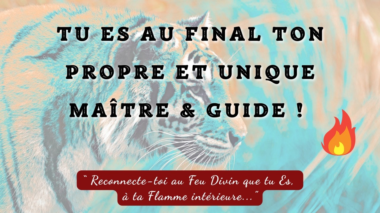 🔥Flammes Jumelles & chemin d'Ascension : TU ES AU FINAL TON PROPRE & UNIQUE MAÎTRE ET GUIDE! ✨🦅