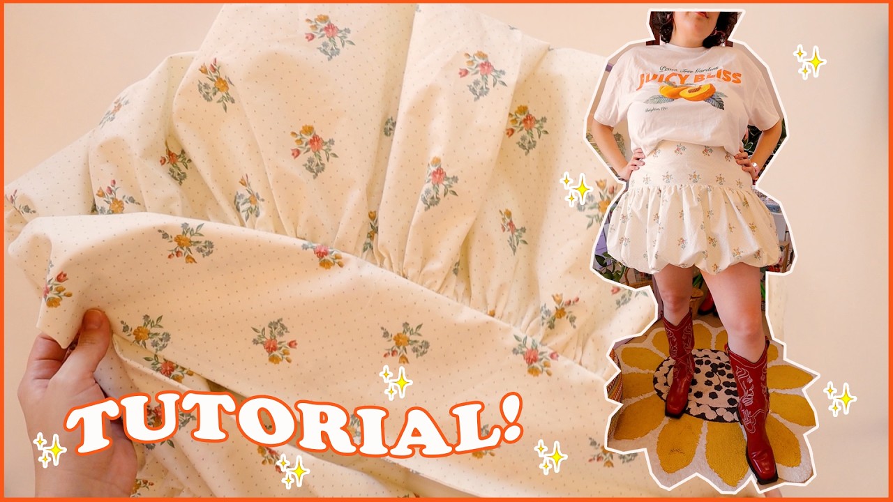 MINI FALDA EFECTO GLOBO! - TUTORIAL -