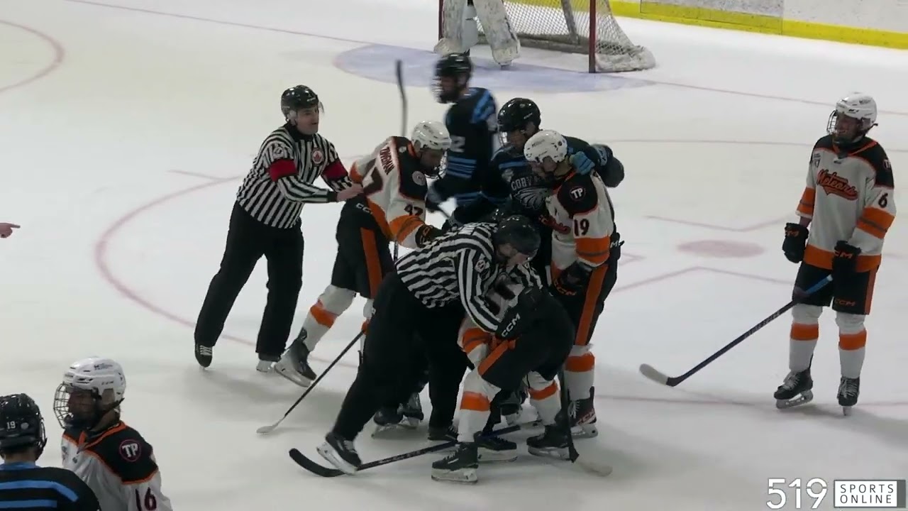 GOJHL Playoffs (Game 1) - Caledonia Corvairs vs Fort Erie Meteors