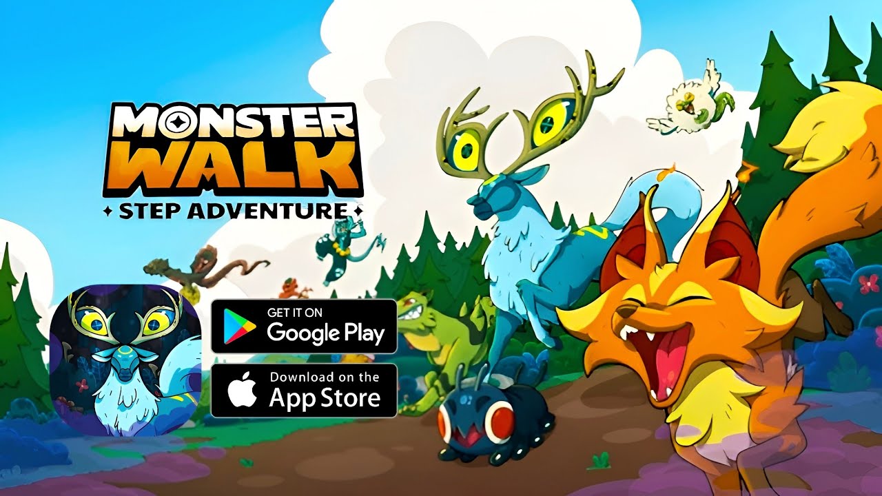 Monster Walk: Step Adventure - Gameplay Walkthrough Part 1 , ANDROID , iOS