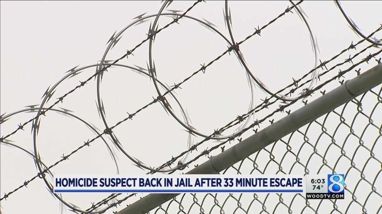 Kalamazoo homicide suspect escapes jail, back in custody