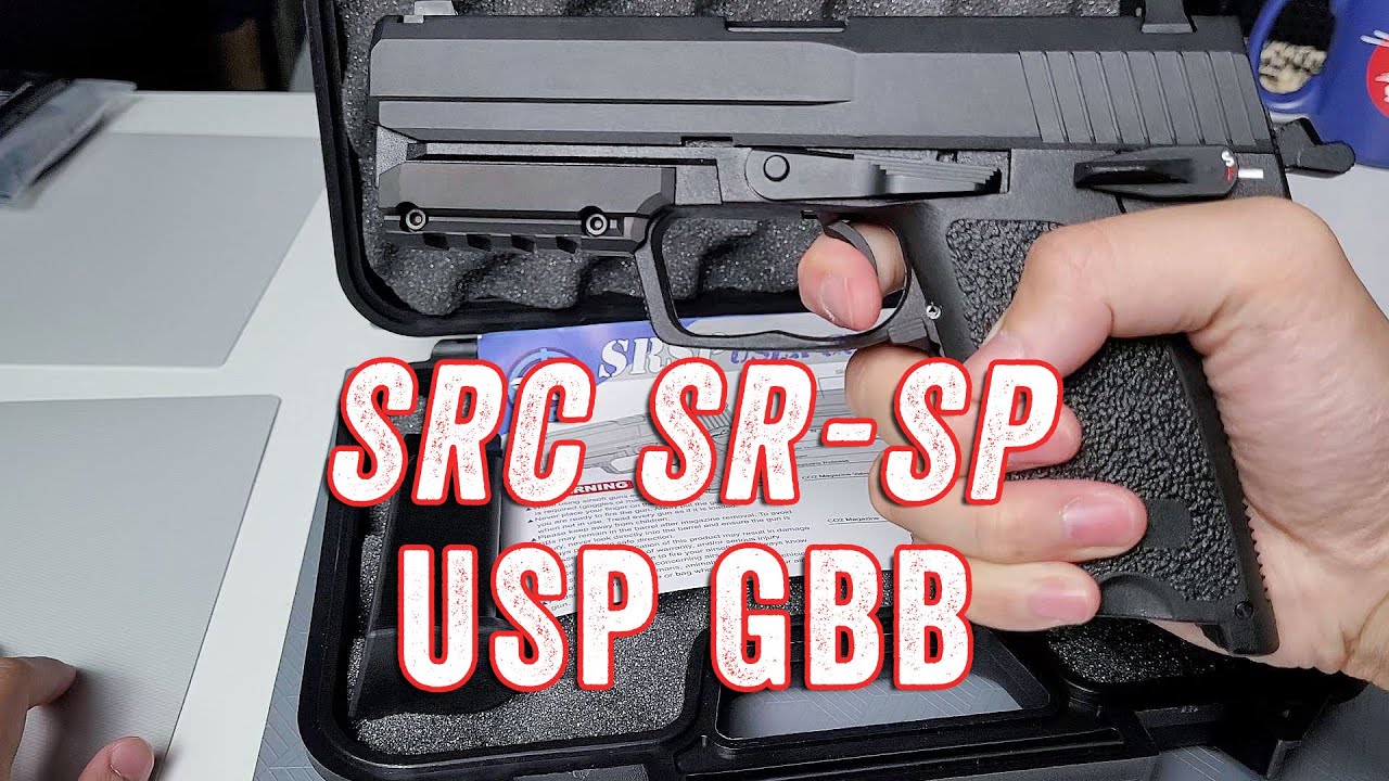 SRC SR-SP USP Airsoft GBB Pistol Unboxing 2021