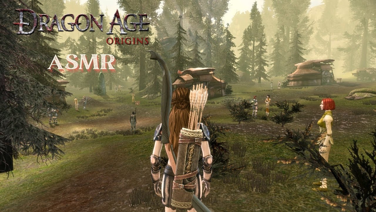 Dragon Age: Origins ASMR 🏹 Dalish Elf Origin — Character Creation and Gameplay (Whispering) 🧝‍♀️