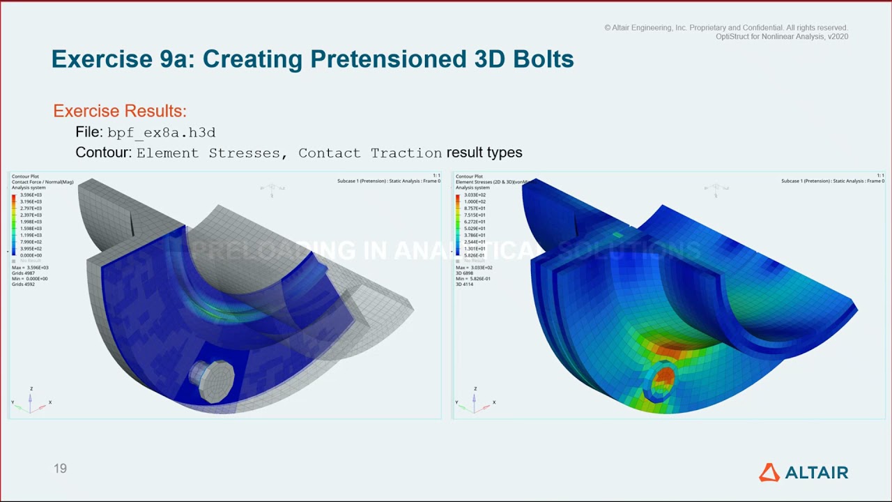 Altair Optistruct for Nonlinear Analysis - ASEAN - April 2021 - EP. 5/5 