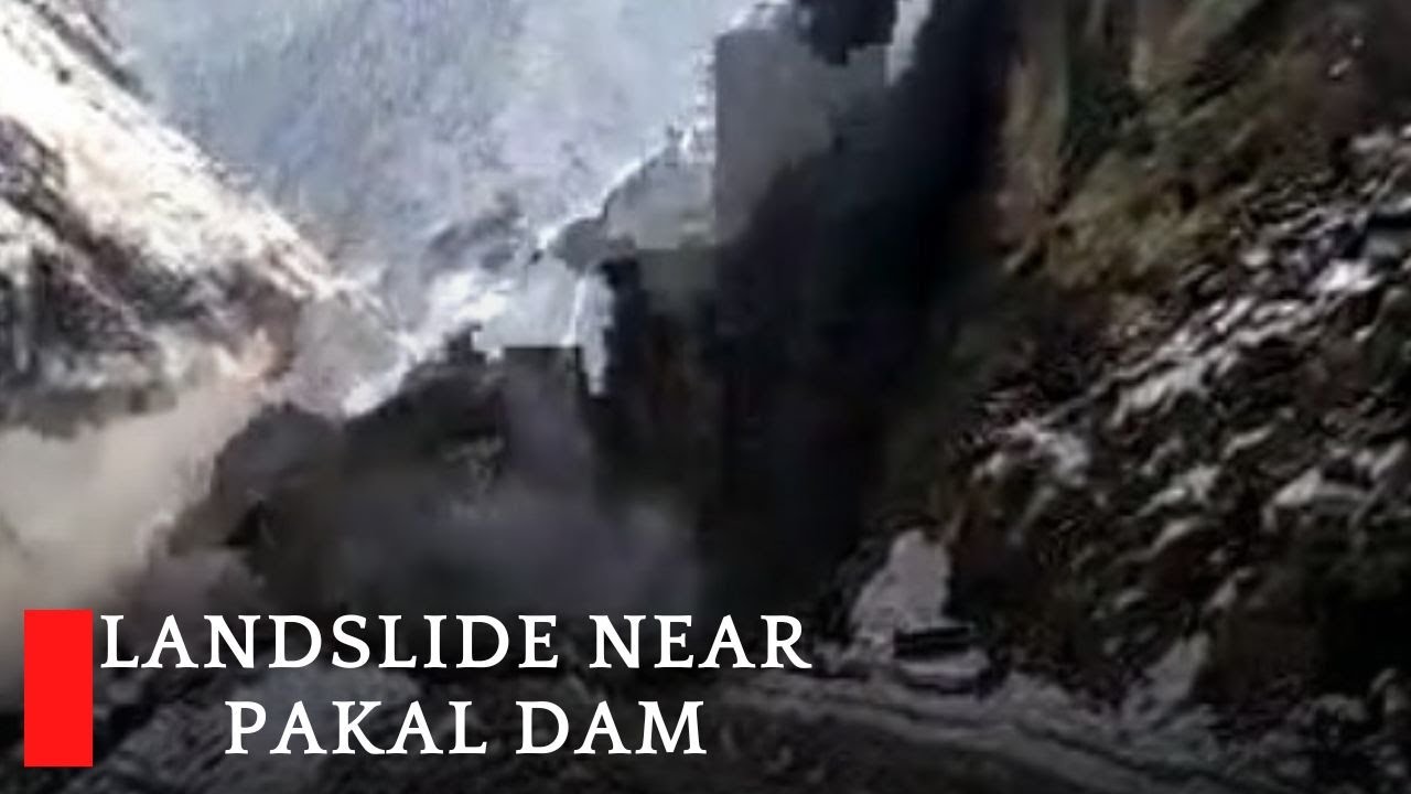 Kishtwar: Road Connecting Pakal Dul Project Blocked Due To Landslides