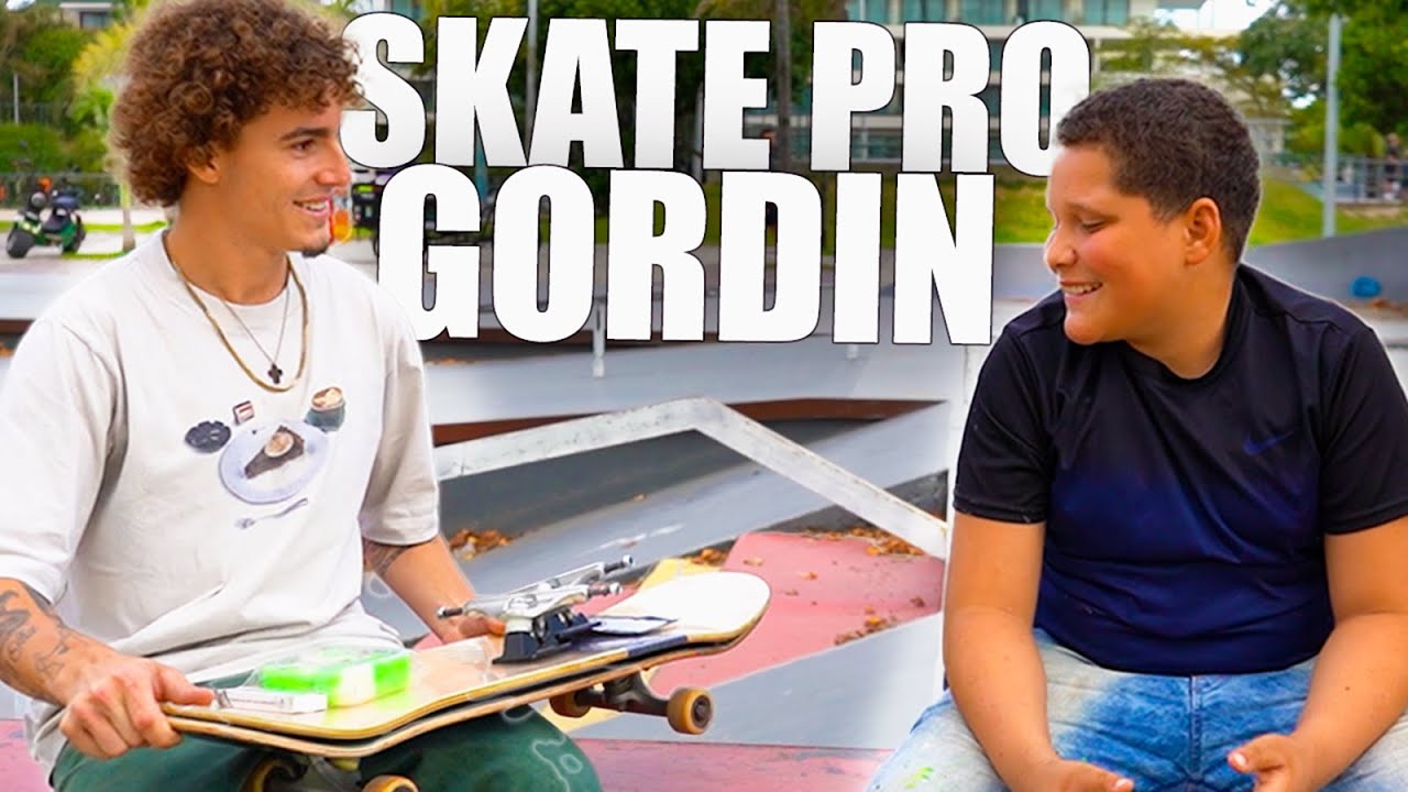 DE VENDEDOR PARA SKATISTA? DEMOS UM SKATE PARA O GORDIN!