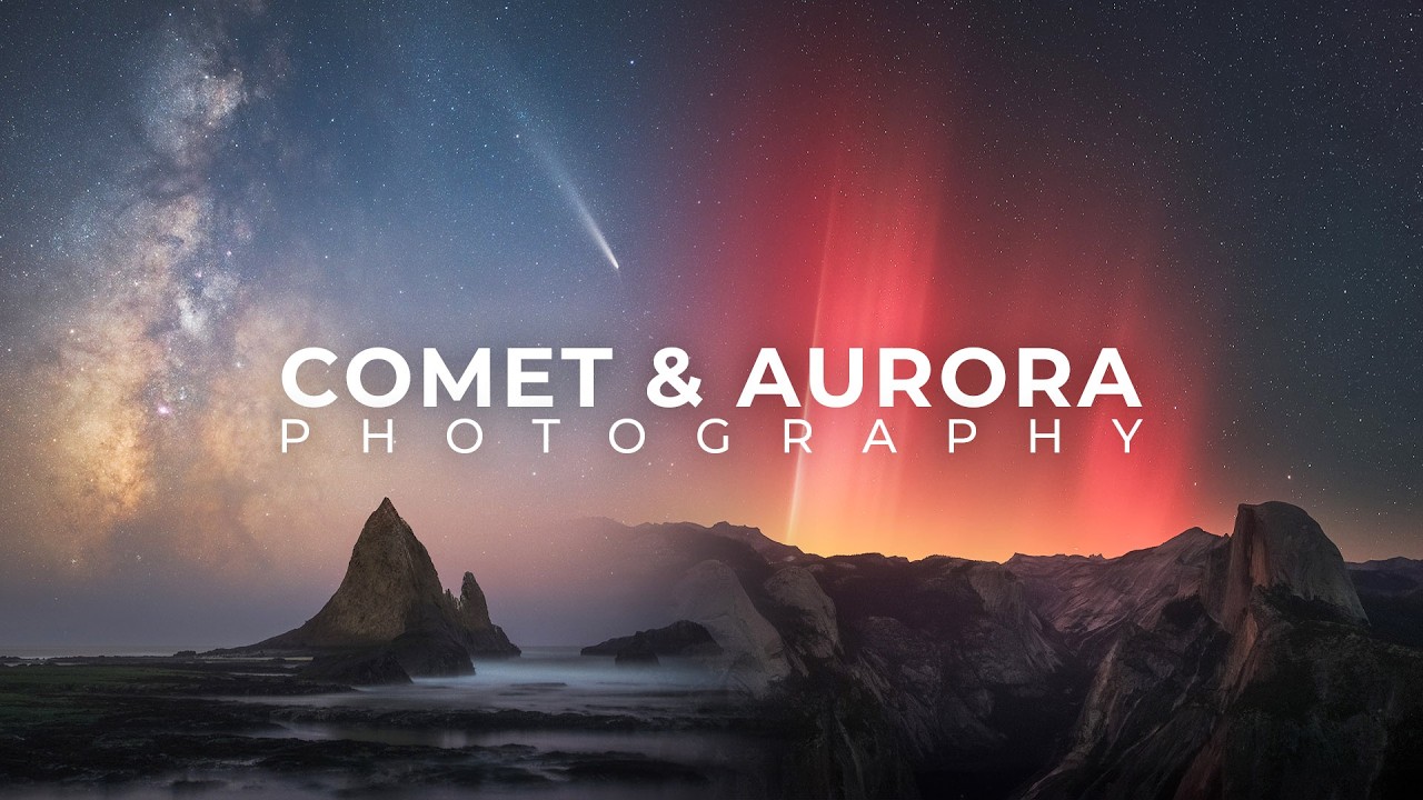 How to Photograph a Comet, The Milky Way & Aurora | Landscape Photography Tips & Techniques