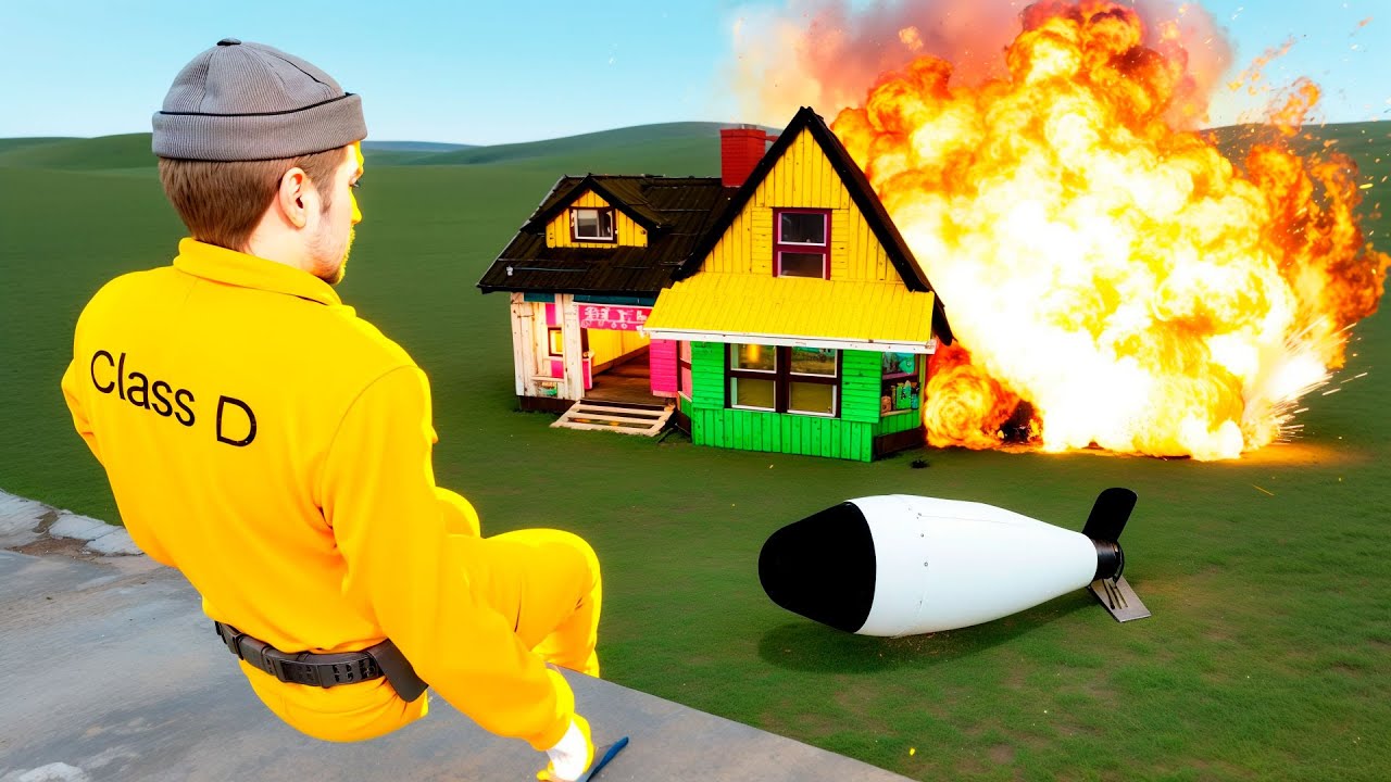 ВЗРЫВАЕМ ПОСТРОЙКИ МОЩНЫМИ БОМБАМИ 😱 ЭКСПЕРИМЕНТЫ В Garry's Mod