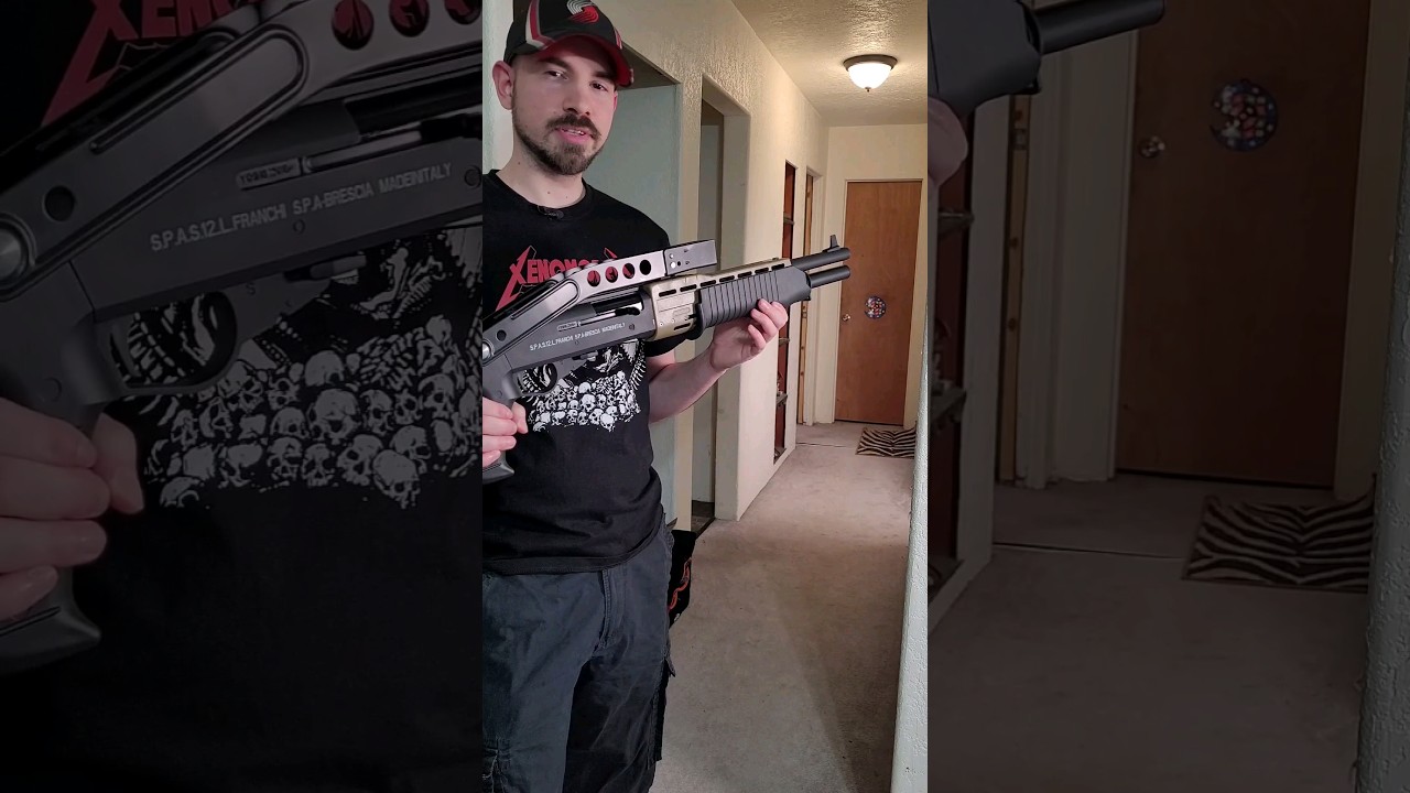 ЛУЧШАЯ реплика Spas 12, которой я владею, &mdash; это пистолет Nerf... #nerf #dartblaster