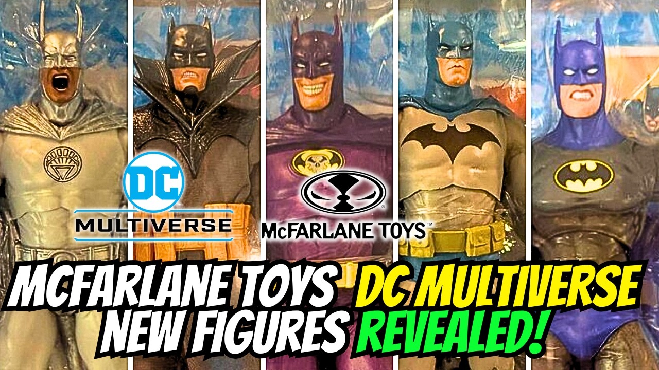 McFarlane Toys DC Multiverse Batman New Figures Revealed!