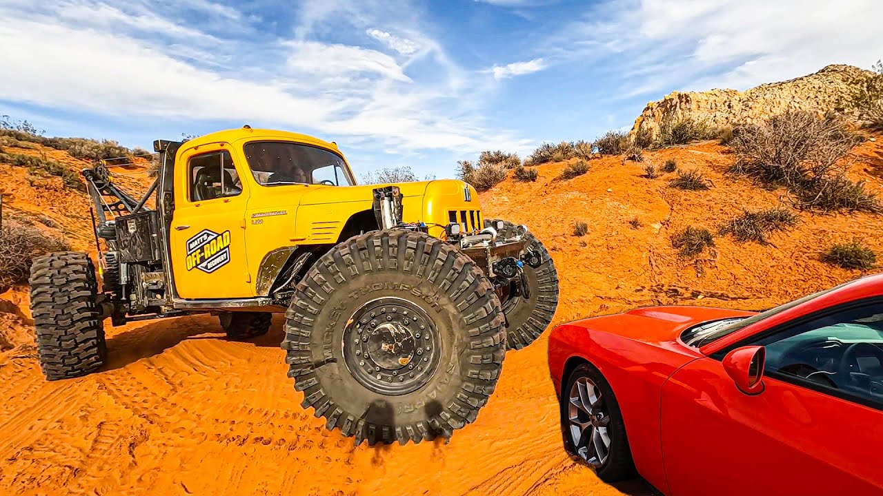 Why Am I Rescuing A Sports Car Off Road?!