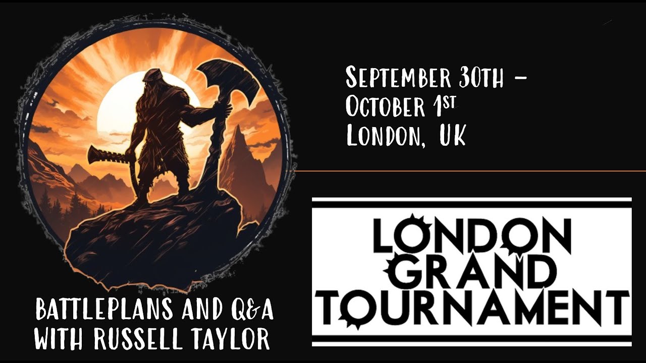 Road to London Grand Tournament 2023 - AoS Battleplans and Q&A