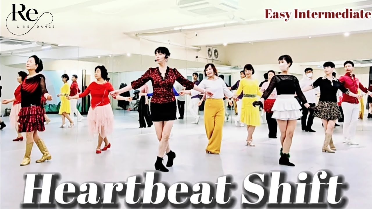 Heartbeat Shift Line Dance || Easy Intermediate || 토요동호회 2.4주 중급반 11시 
