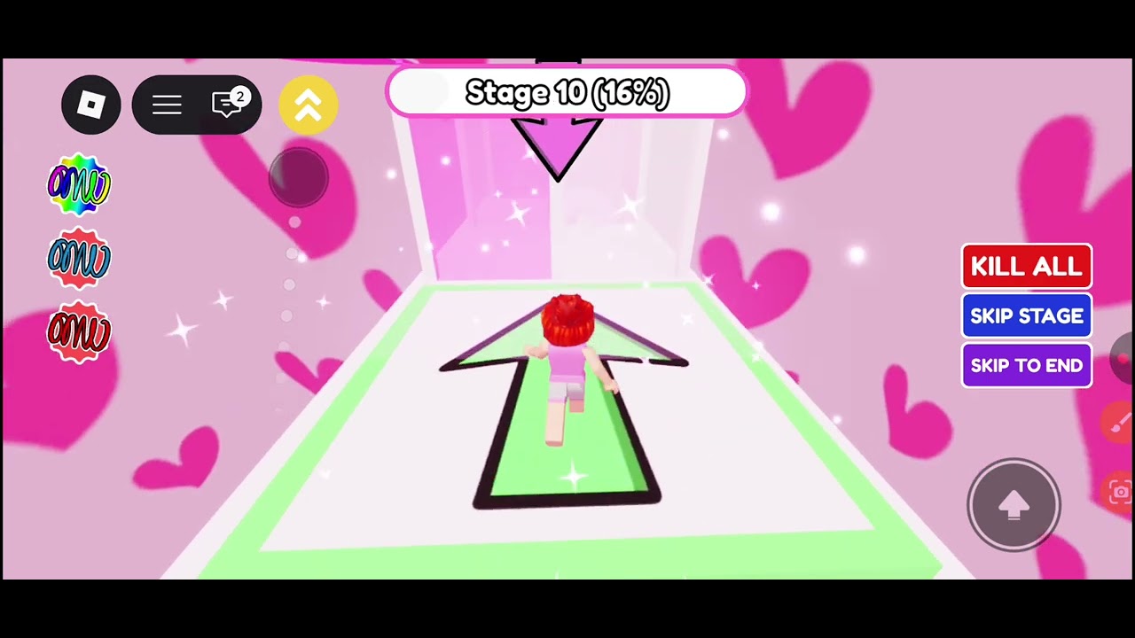 Ik speel een obby in roblox!