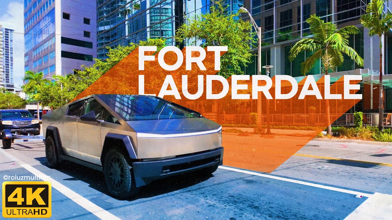 FORT LAUDERDALE. Sunday Morning. Relaxation [4K]