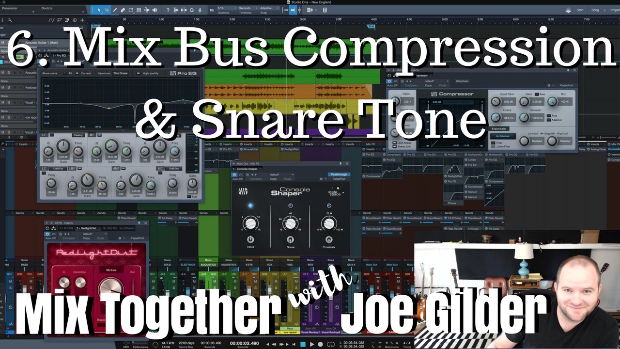 Mix Bus Compression and Snare Tone | Mix Together [6]