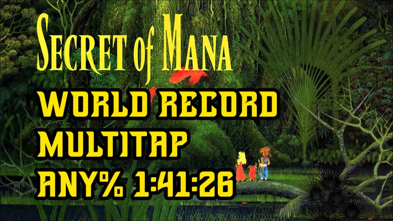 Secret of Mana Any% 1P2C (Multitap) - 1:41:26 [WR]