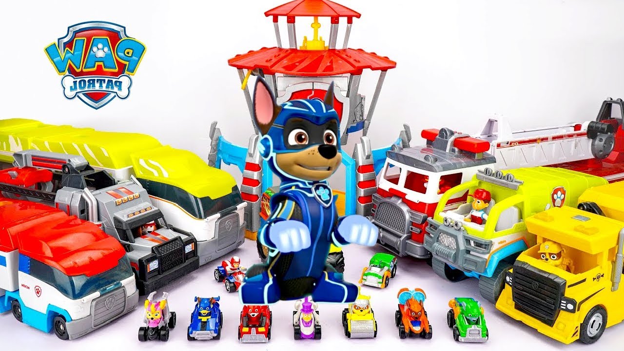 Super Unboxing Cool Paw Patrol Big Truck and Rescue Vehicle Toys Collection | Dino Rescue HQ Playset