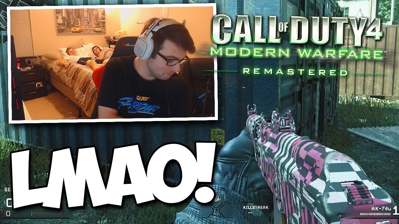 RED HOUSE ARGUMENT LEADS TO COD 1v1! (Modern Warfare Remastered)