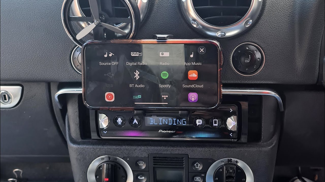 Audi TT Mk1 Pioneer SPH-20DAB Single Radio with Smartphone Receiver & built-in Alexa, Spotify, Maps