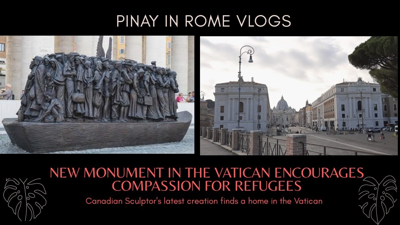 Angel’s Unawares | Sculpture for Refugees Unveiled | Pinay in Rome Vlogs