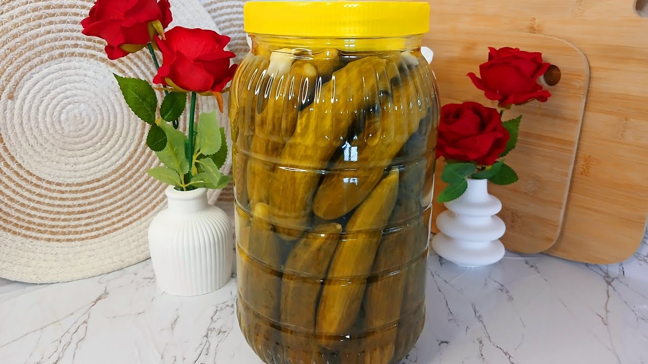 مخلل خيار يقرش 🥒 مع أسرار نجاحه