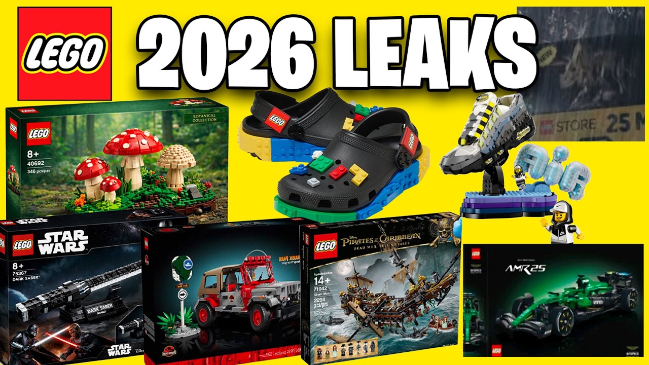 INSANE NEW LEGO LEAKS! Jurassic Park, Pirates of the Caribbean, Star Wars, Technic & More!