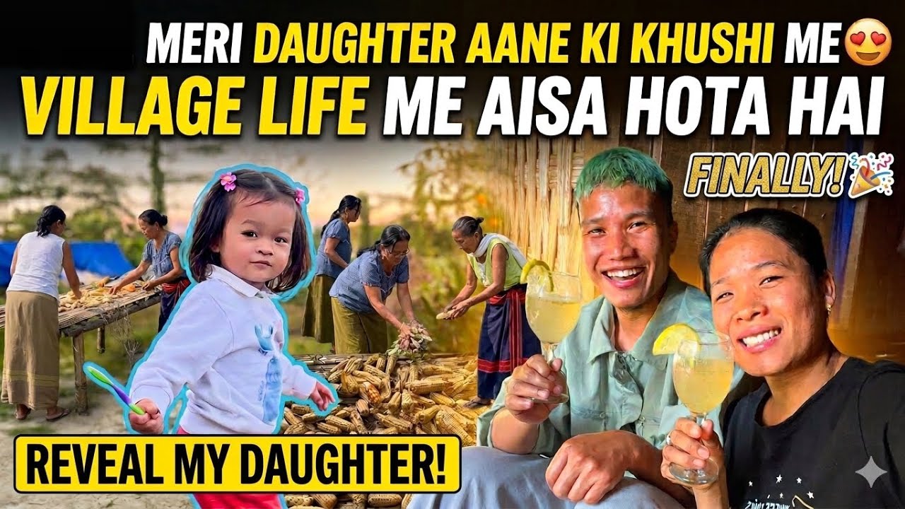 Finally Meri Real Daughter Ko Reveal Kar Diya🥰||Saasu Ma Logo Ne Aaj Kiya Kya Collect Kiya Village 