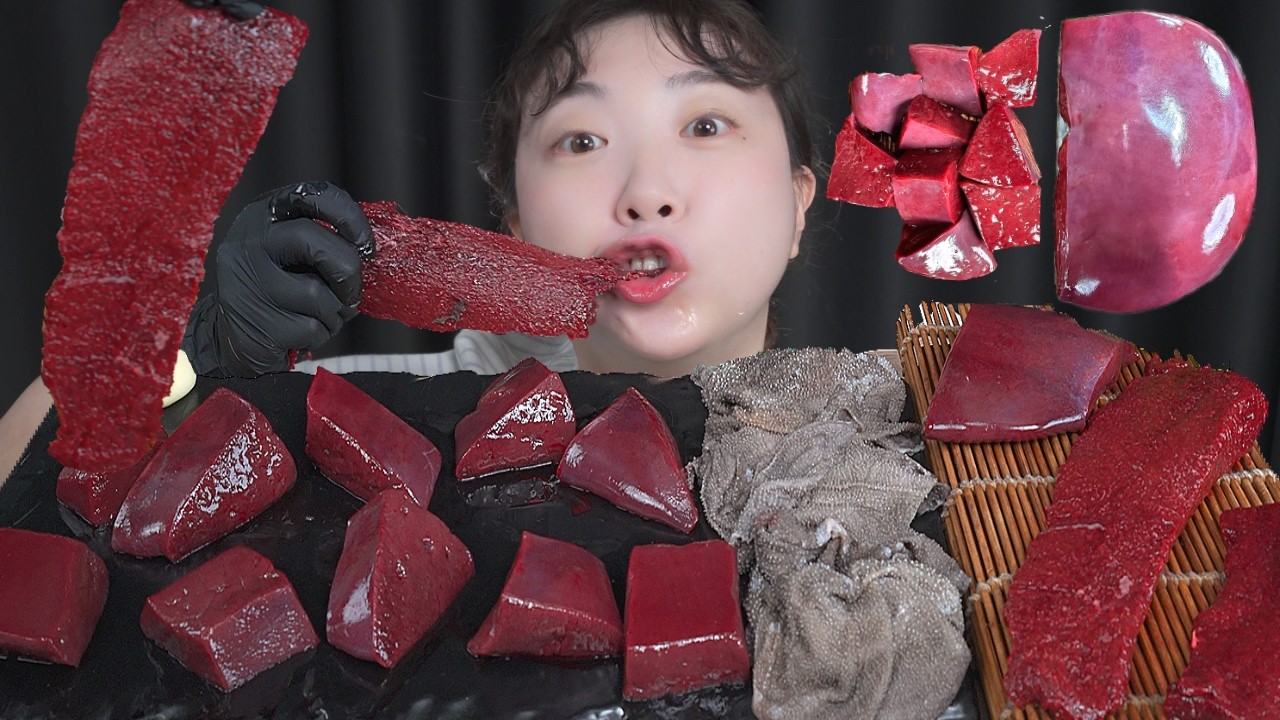 천엽쌈 먹어봤슈? 소 생간 + 지라 + 천엽 Mukbang