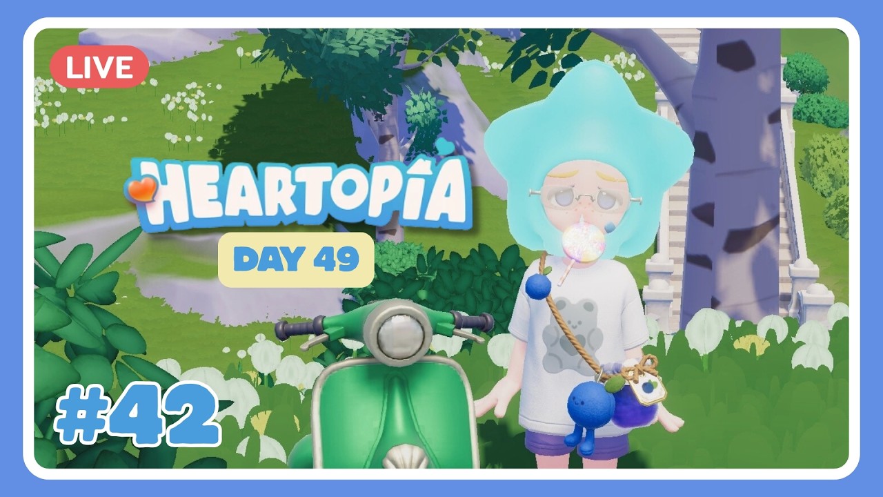 Day 49 มาเล่นกับเพื่อน ๆ ครับ Heartopia💙 #42