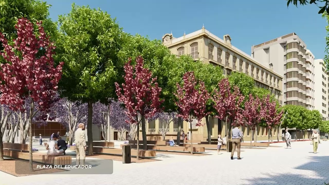 Representación Gráfica del Proyecto de Rehabilitación del Paseo de Almería