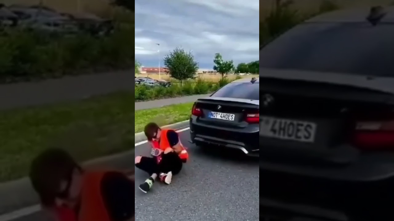 BMW M2 vs STOP OIL PROTESTER              #protest #bmw