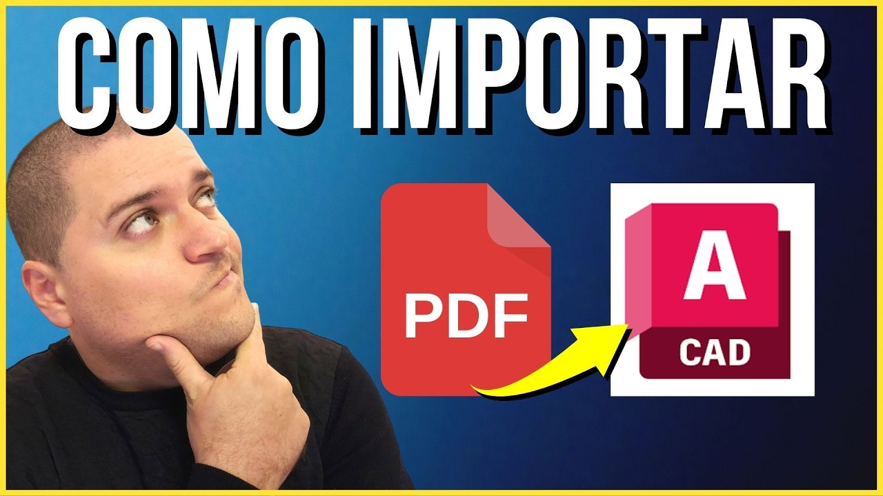 COMO IMPORTAR PDF PARA O AUTOCAD (DWG) - AULA COMPLETA