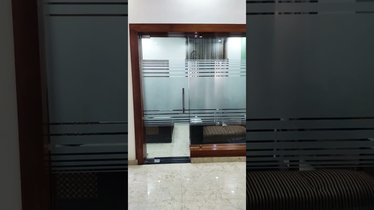 Door glass fancy glass etching design