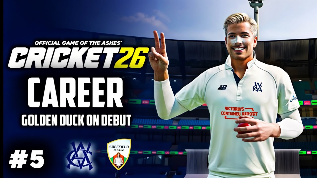 «Золотая утка» дебютирует в режиме карьеры Cricket 26 #5